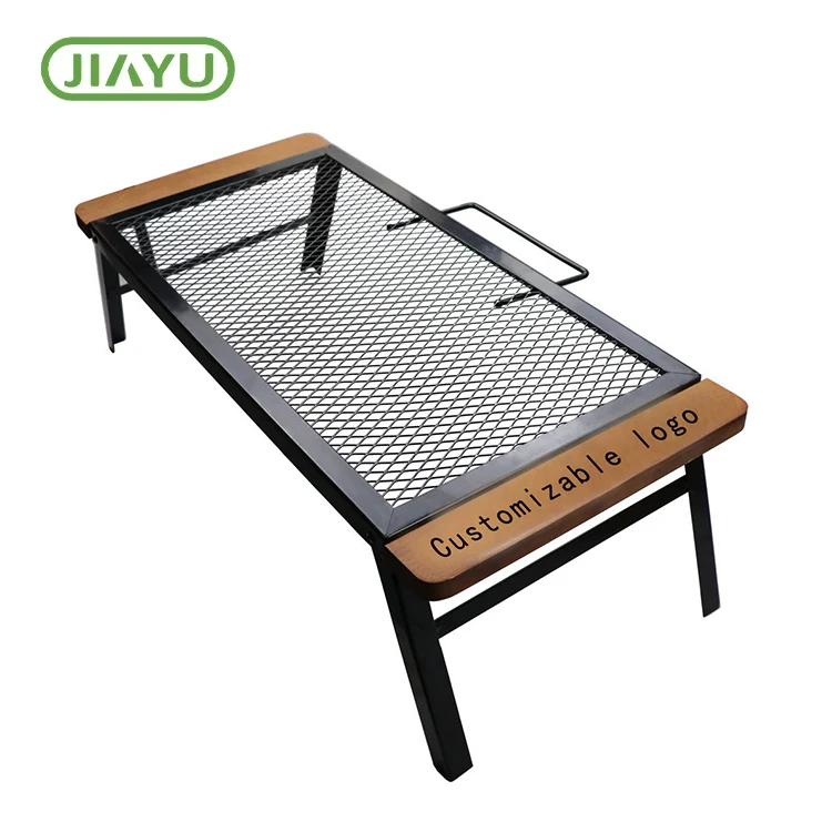 Ang Foldable Iron Outdoor Camping Table