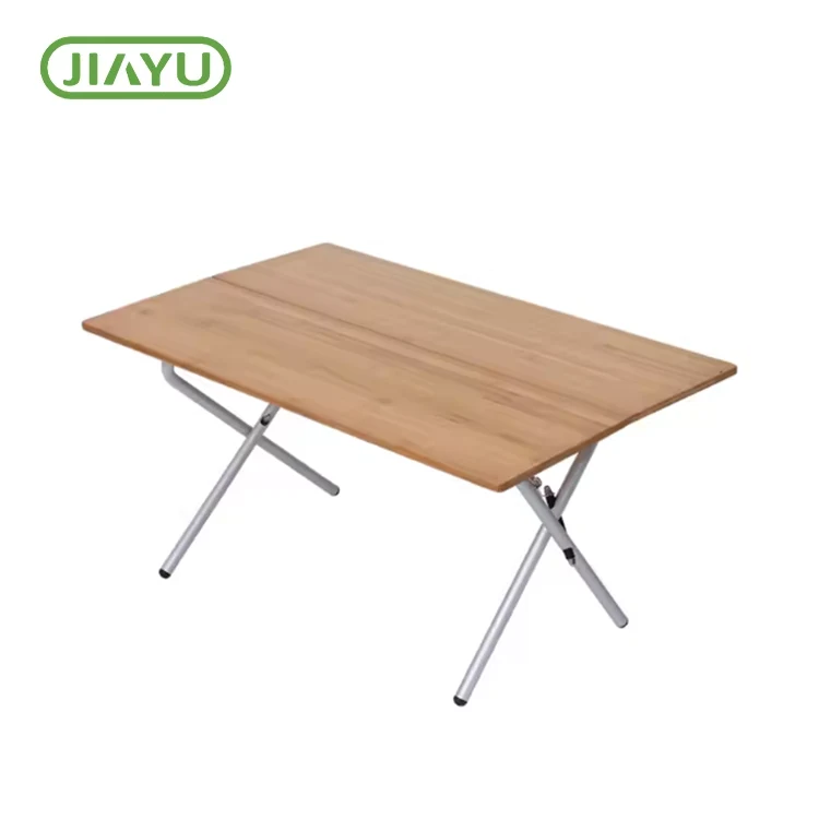 Ang Foldable Portable Bamboo ug Aliuminum Table
